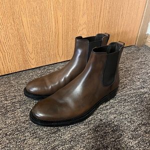 Tod’s Ankle Boots, 10.5 (12 US), Cocoa.